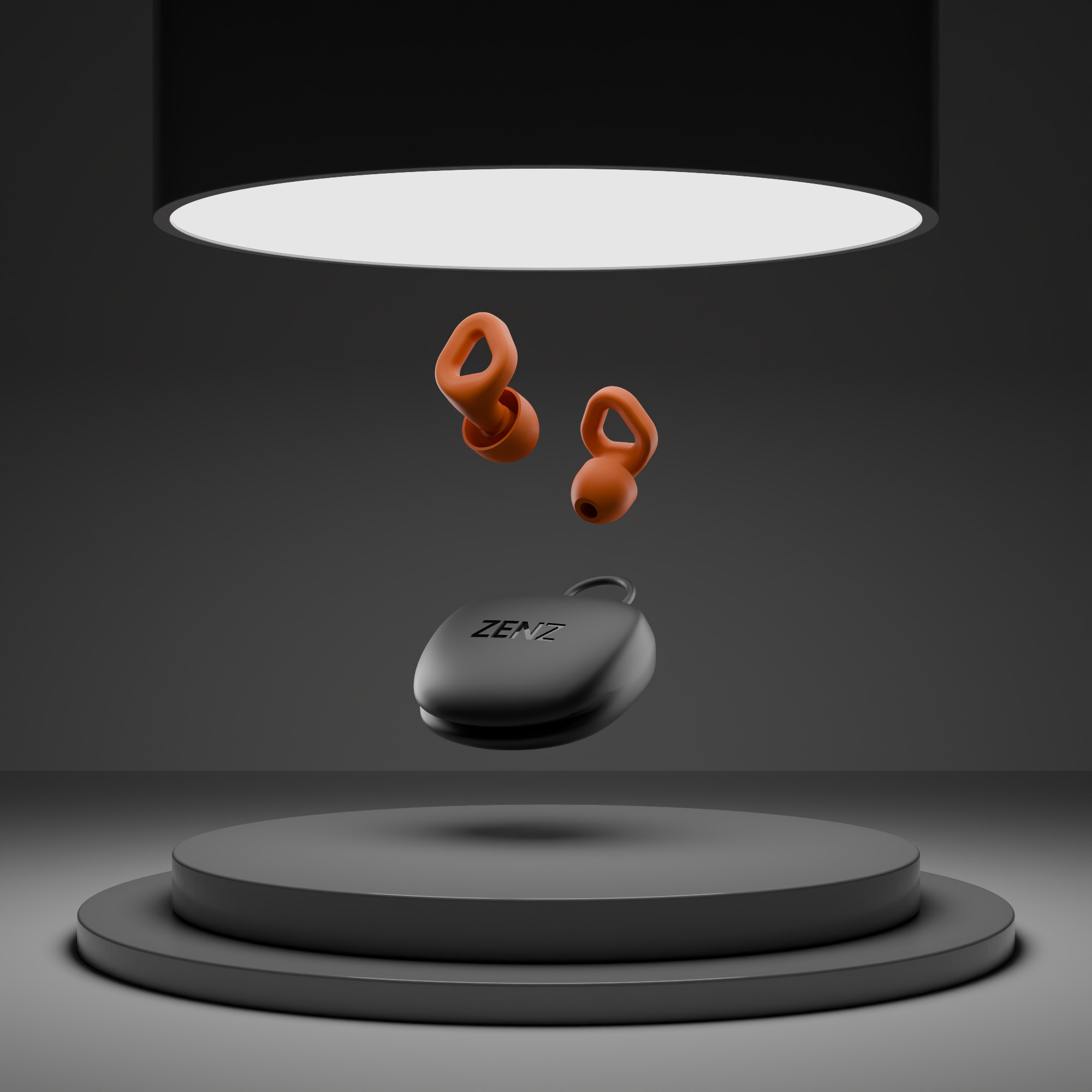 ZENZ - Unwind Earplugs - Blaze Orange