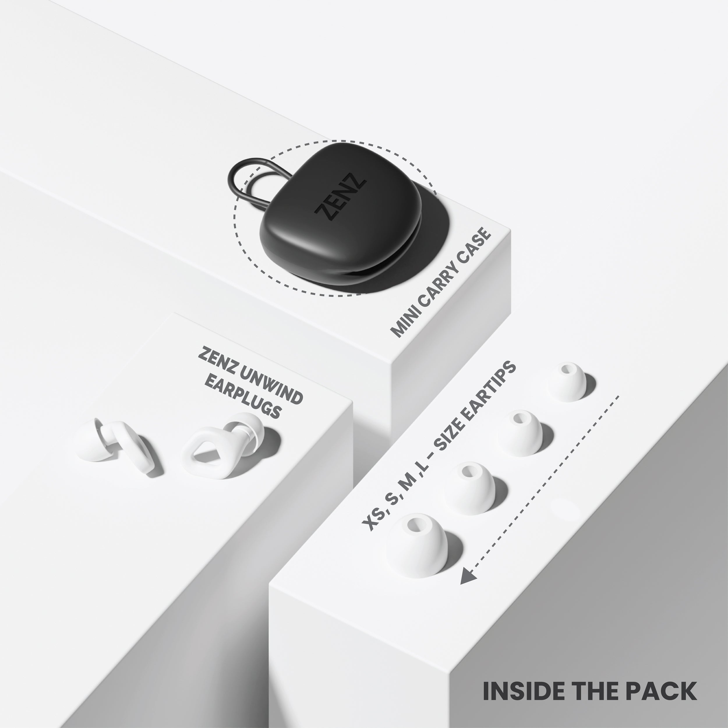 ZENZ - Unwind Earplugs - Glacier White