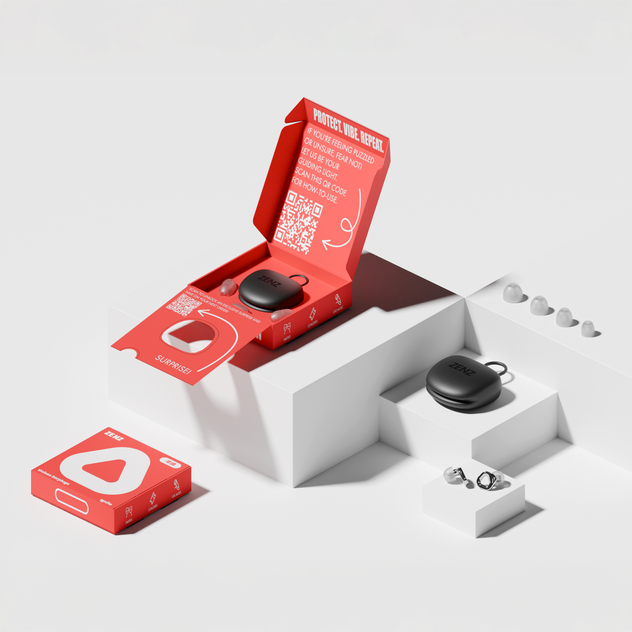 ZENZ - Ignite Earplugs - Silver