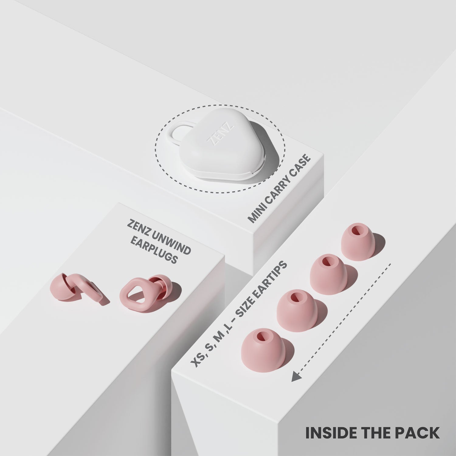 Zenz Unwind Earplugs - Mystic Pink