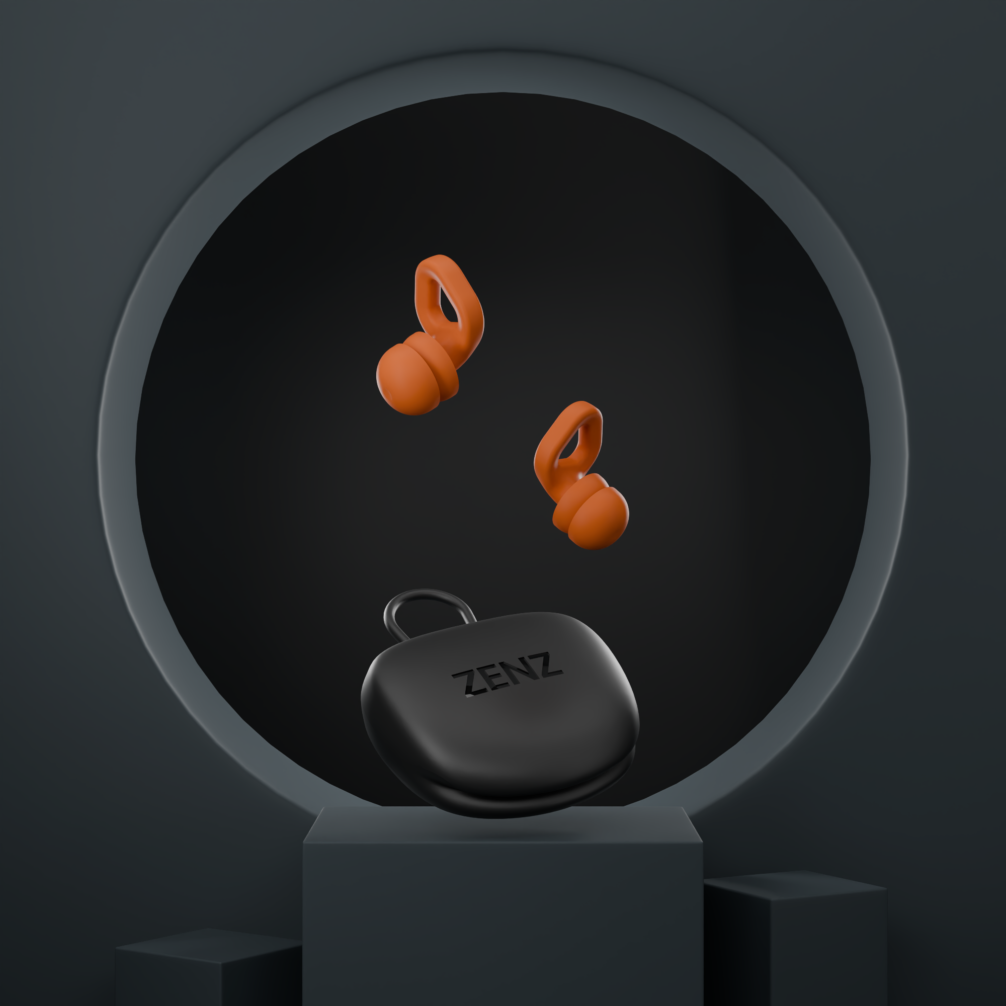 ZENZ - Unwind Pro Earplugs - Blaze Orange