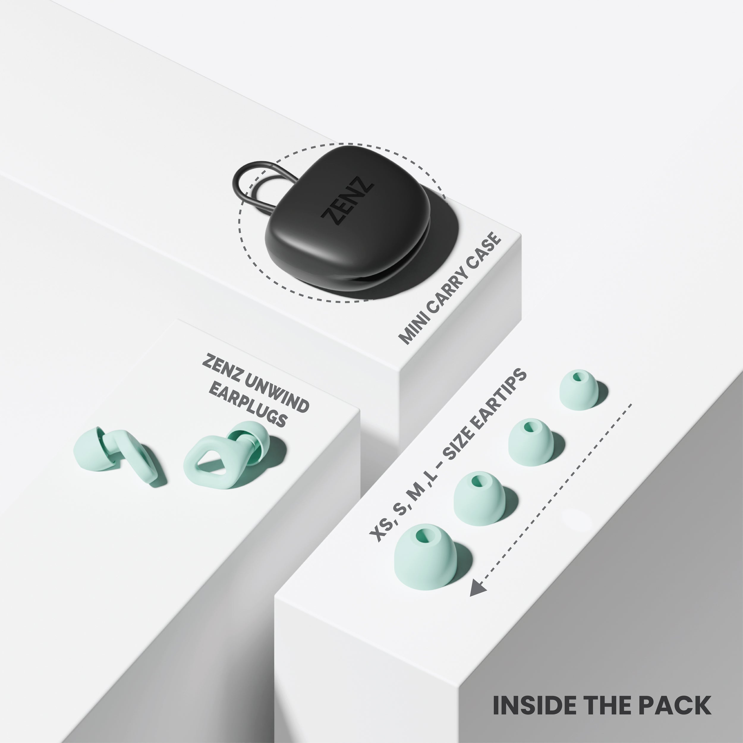 ZENZ - Unwind Earplugs - Dew Mint