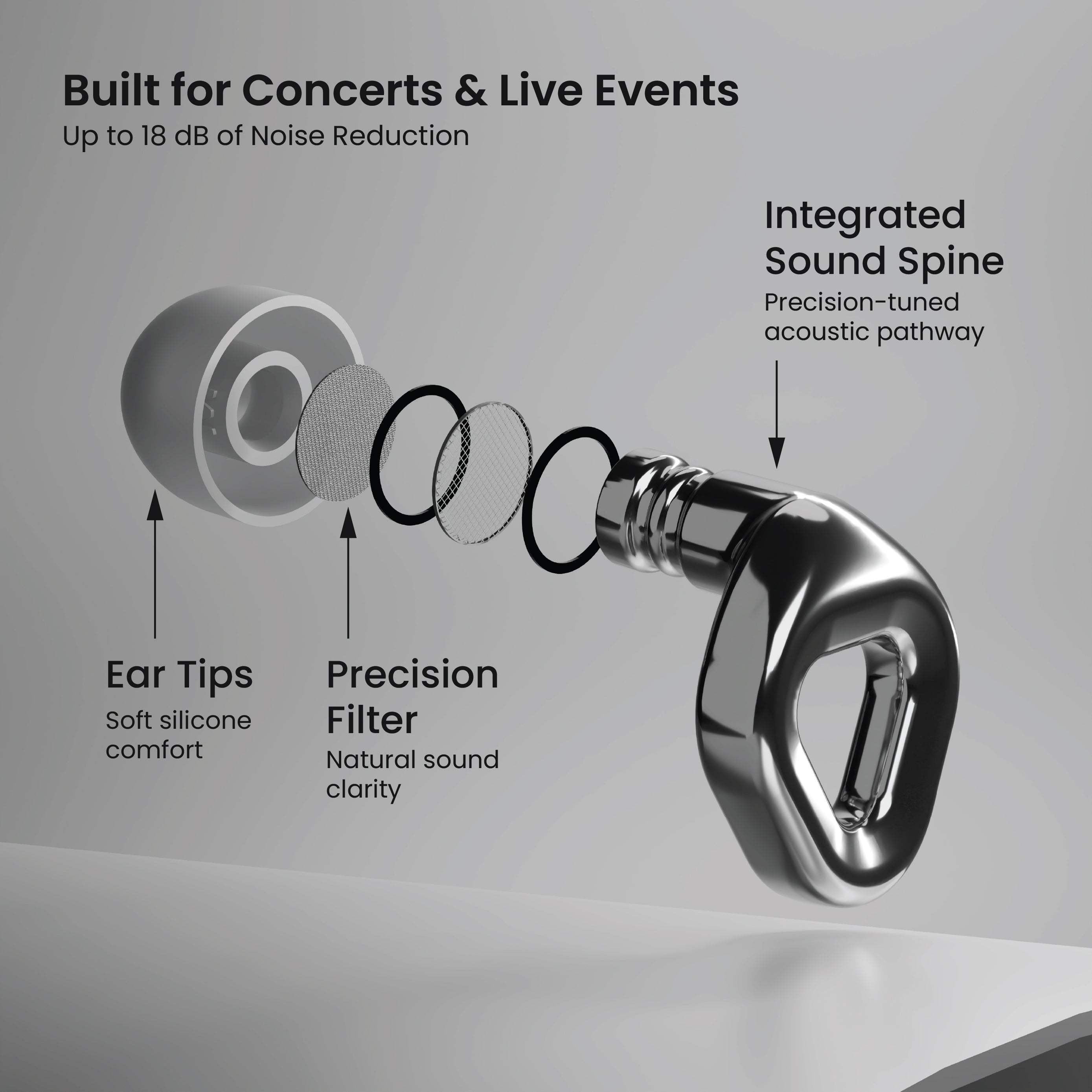 ZENZ - Ignite Earplugs - Silver